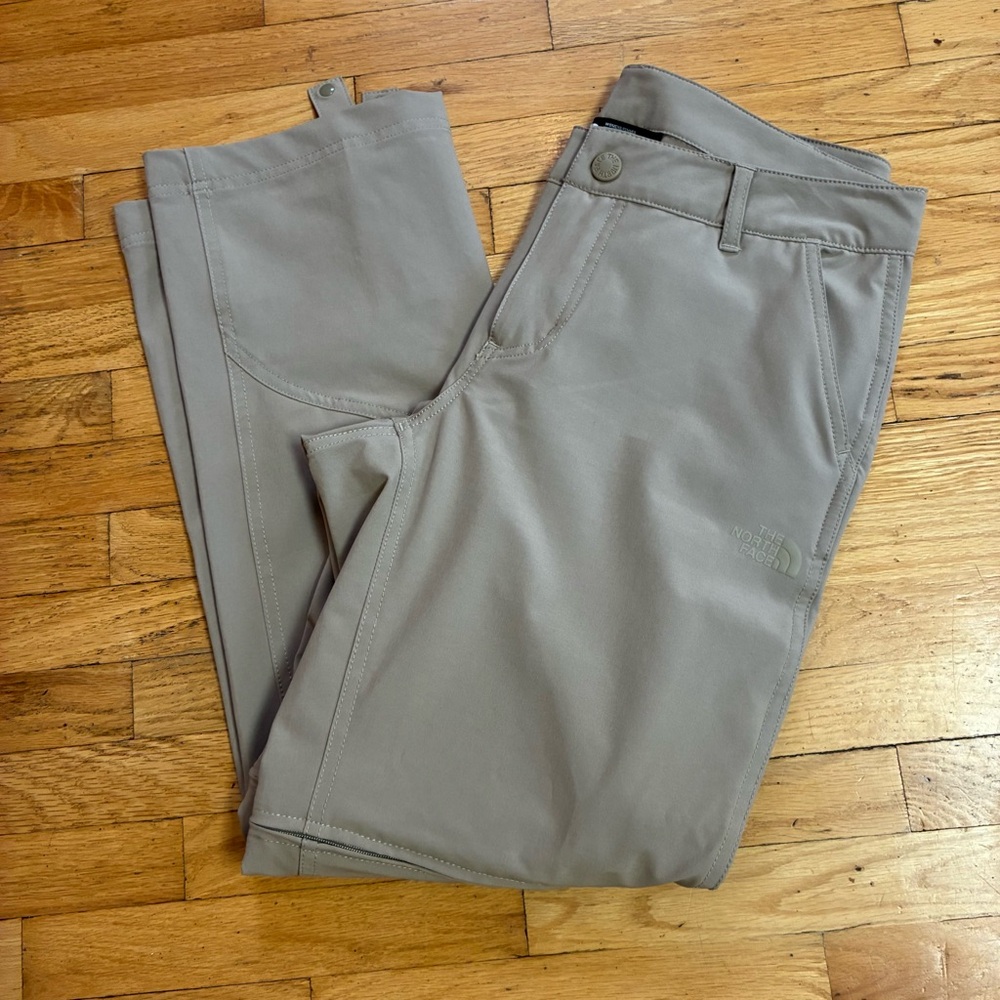 The North Face Women's Khaki Convertible Outdoor Hiking Pants